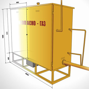 Шкаф газовый - ШГРП с РДНК Шкаф газовый - ШГРП с РДНК